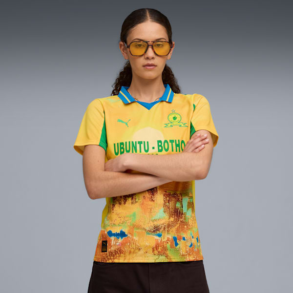 

Женская футбольная майка Puma X Kidsuper Mamelodi Sundowns Replica, желтый