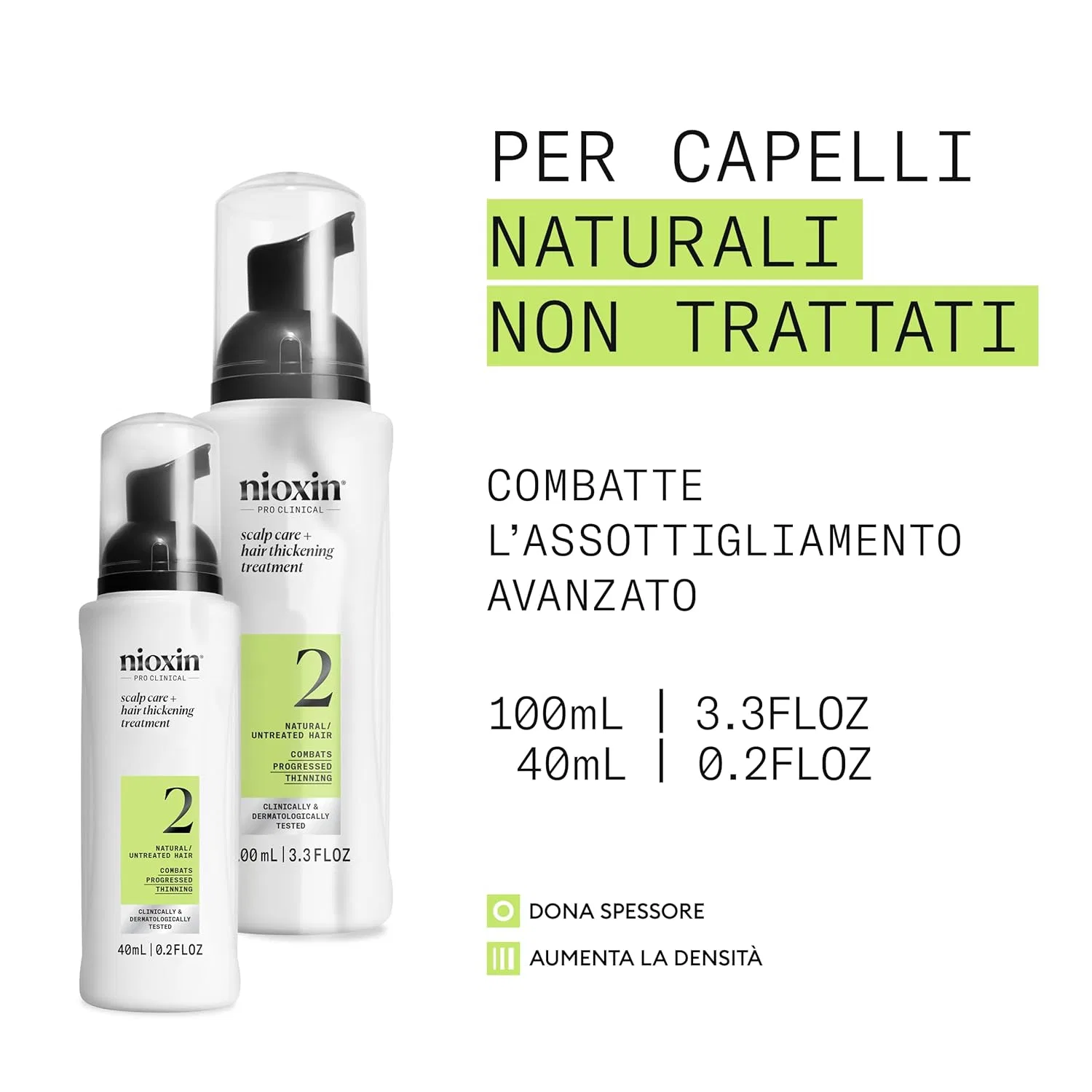 Сыворотка Nioxin System 2 Scalp + Hair Thickening Leave On Treatment 100 мл Nioxin — фото 2