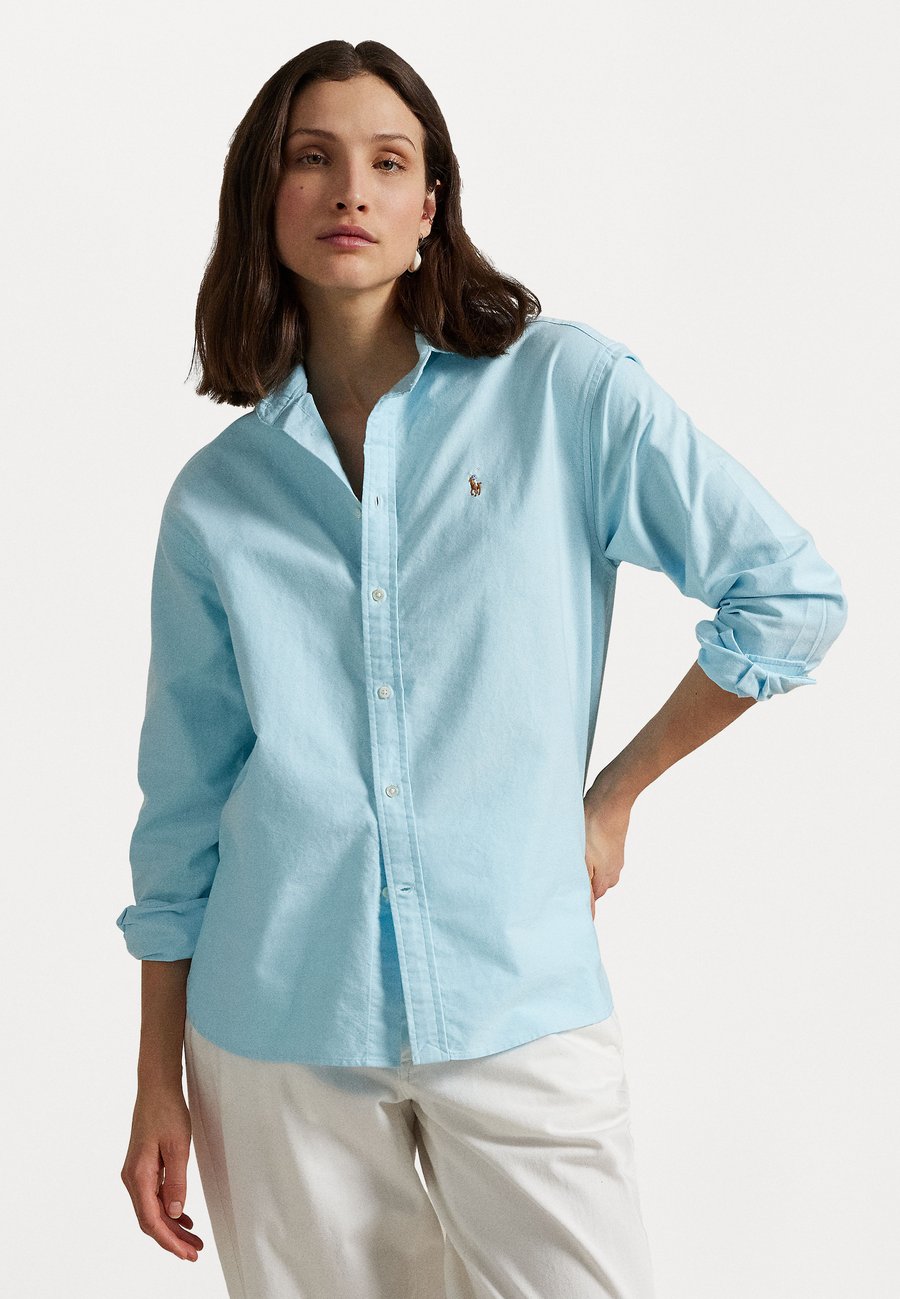 

Блуза Polo Ralph Lauren RELAXED FIT COTTON OXFORD SHIRT, Acadia Blue/Light Blue