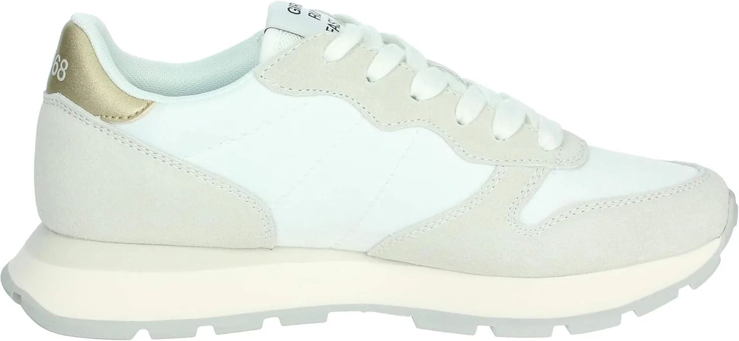Кроссовки SUN68 Unisex Ally Gold Silver, белый — фото 4