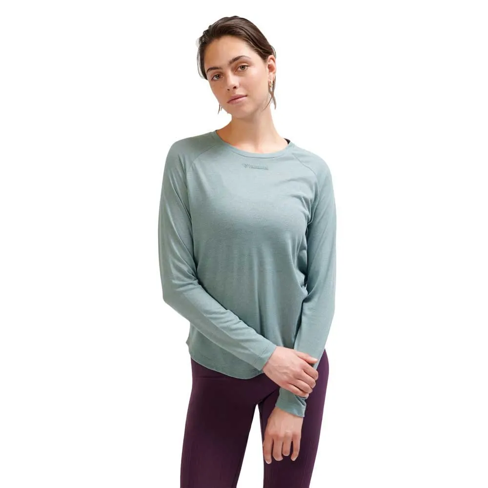 

Футболка Hummel Vanja long sleeve, зеленый
