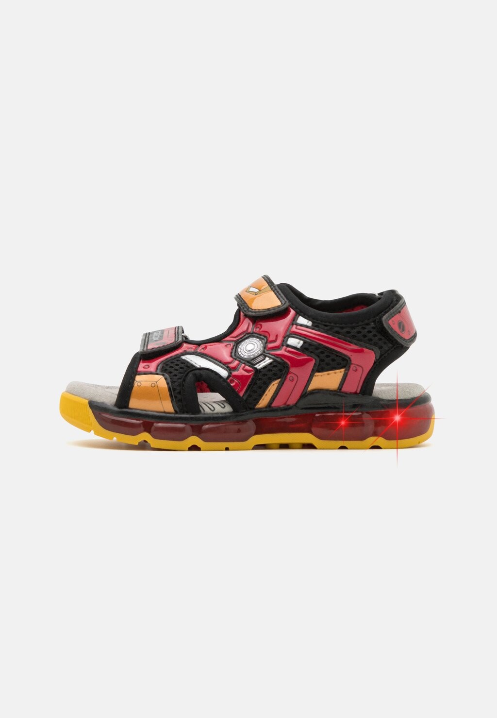 

Трекинговые сандалии MARVEL AVENGERS IRON MAN BOY LIGHTS Geox, цвет black/red