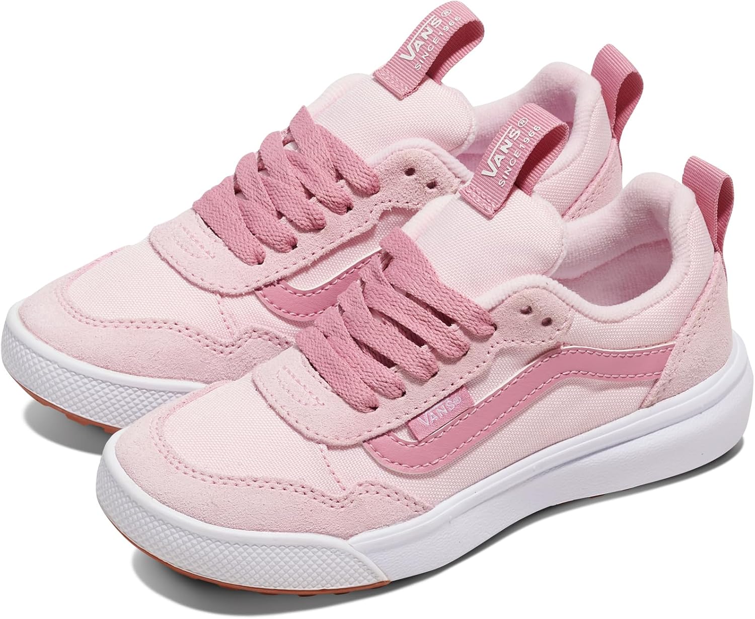 Кроссовки Vans для детей и подростков, Спортивная обувь для мальчиков и девочек для ходьбы, походов и моды, розовый — фото 2