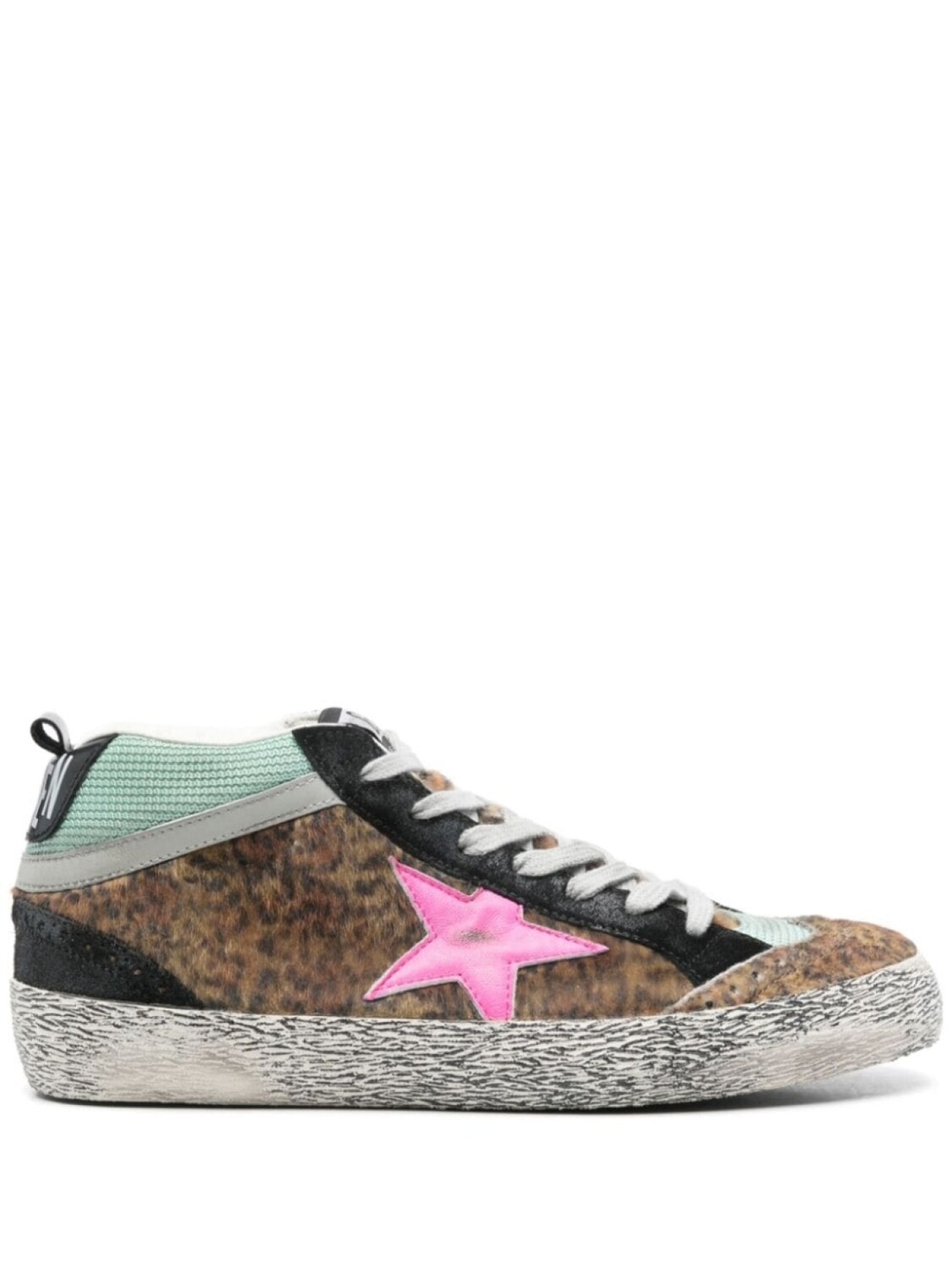 

Golden Goose кеды Mid Star, коричневый