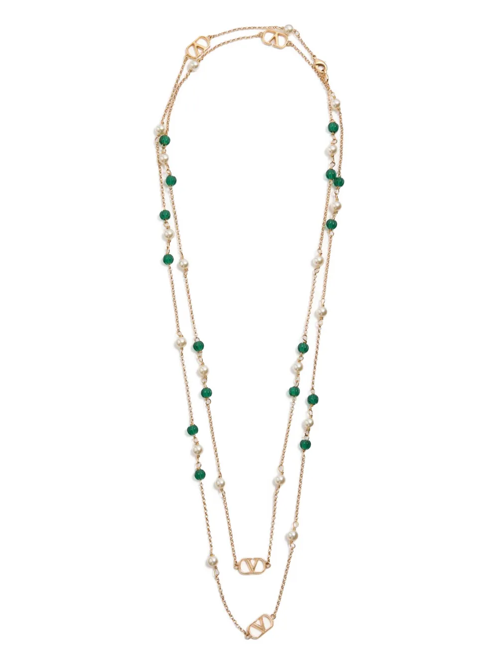 

Колье с логотипом VLogo Signature VALENTINO GARAVANI, золотой