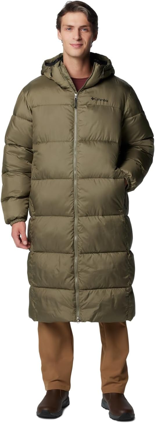 

Columbia мужская парка Puffect Long, Stone Green