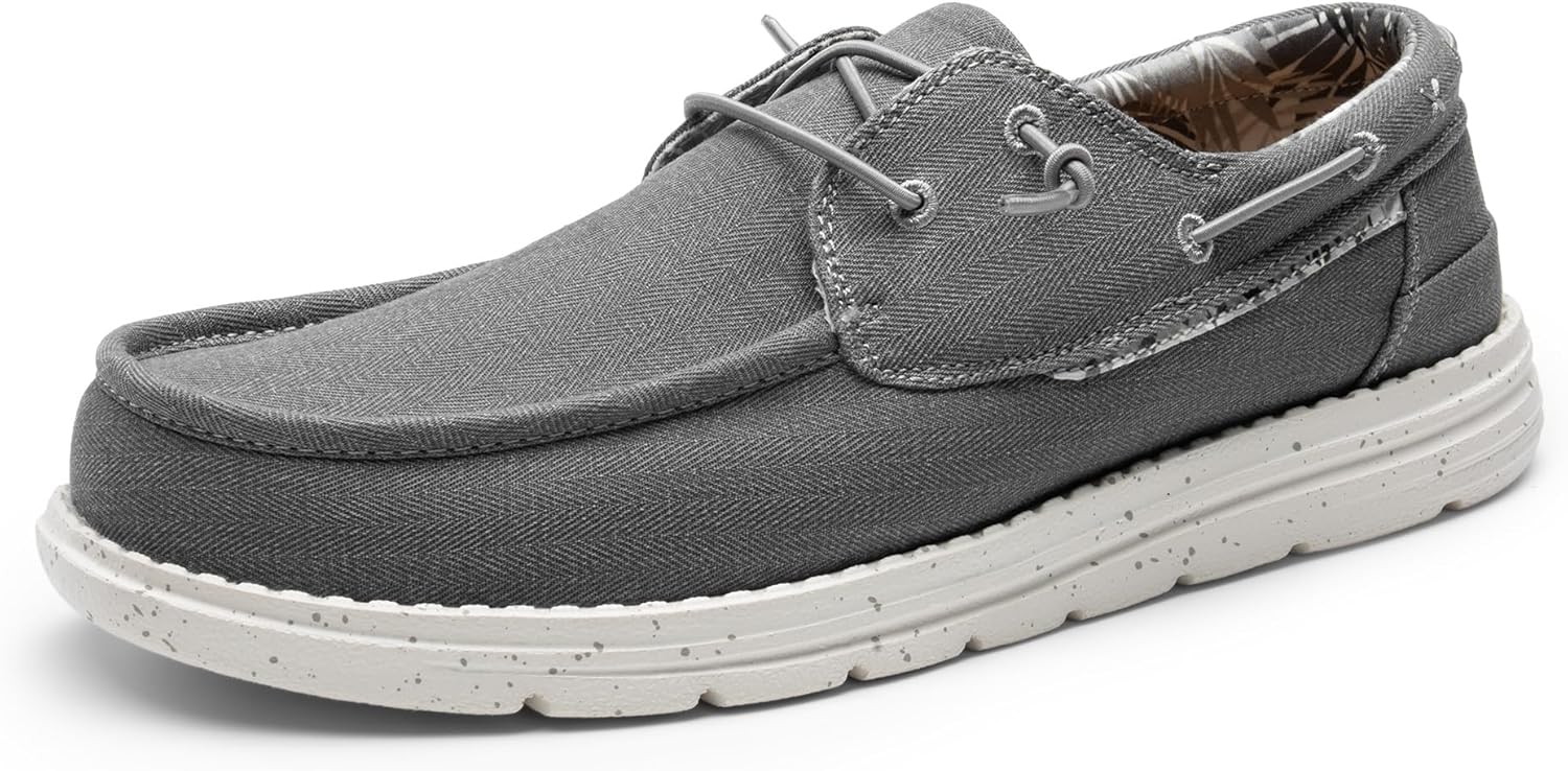 

Мужские лоферы-слипоны Bruno Marc, повседневные мокасины, темно-серый