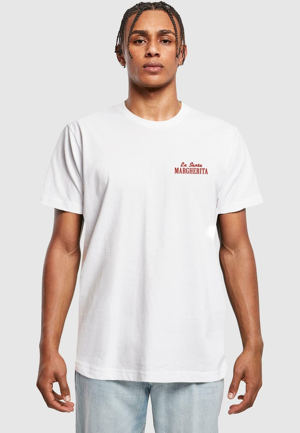 

Футболка с принтом PIZZA LOVERS CLUB Mister Tee, белый