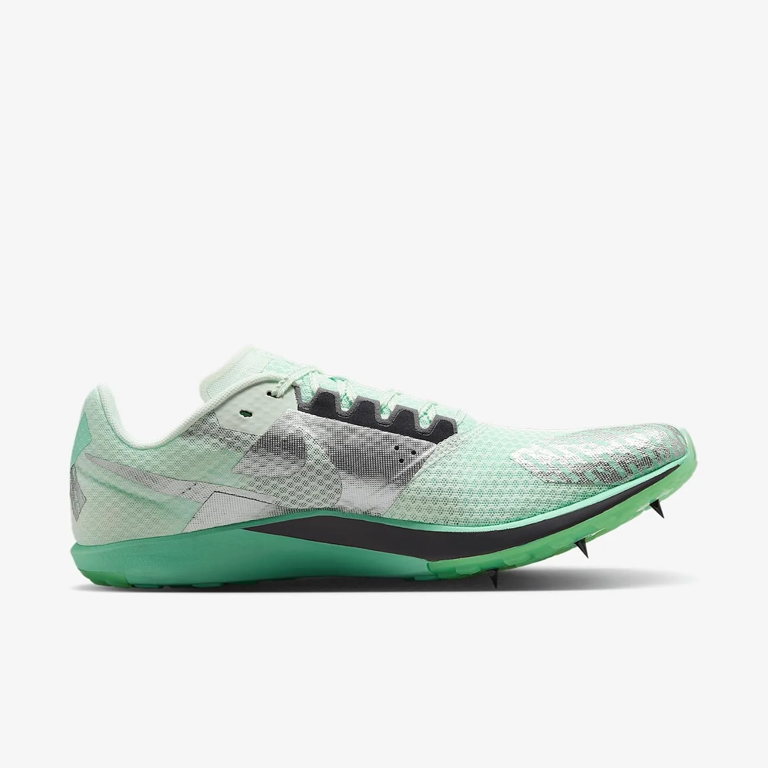 Шиповки кросс кантри Nike Rival XC 6 DX7999, зеленый/серебряный — фото 3