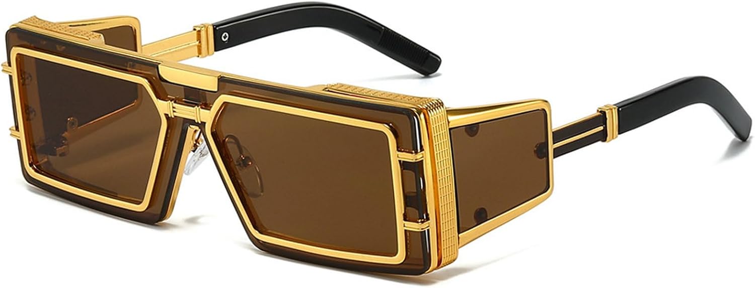 

Солнцезащитные очки в стиле панк, прямоугольные, в маленькой оправе, для мужчин и женщин, роскошные квадратные солнцезащитные очки для женщин, винтажные цельные очки mincl, C4