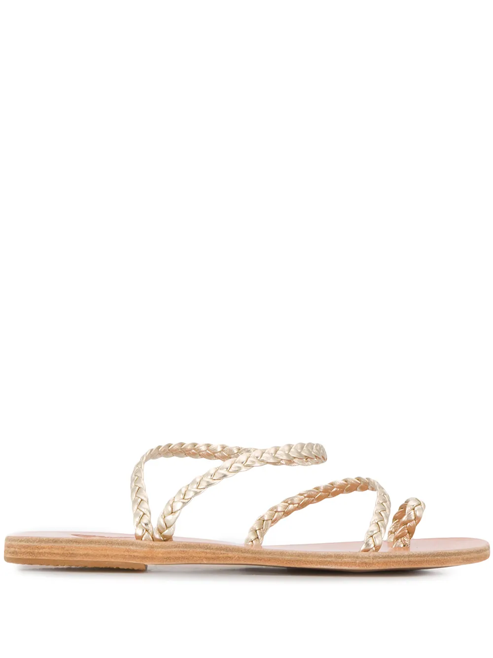 Плетеные сандалии Eleftheria Ancient Greek Sandals, золотой