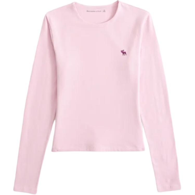 

Футболка женская Abercrombie＆Fitch, розовый