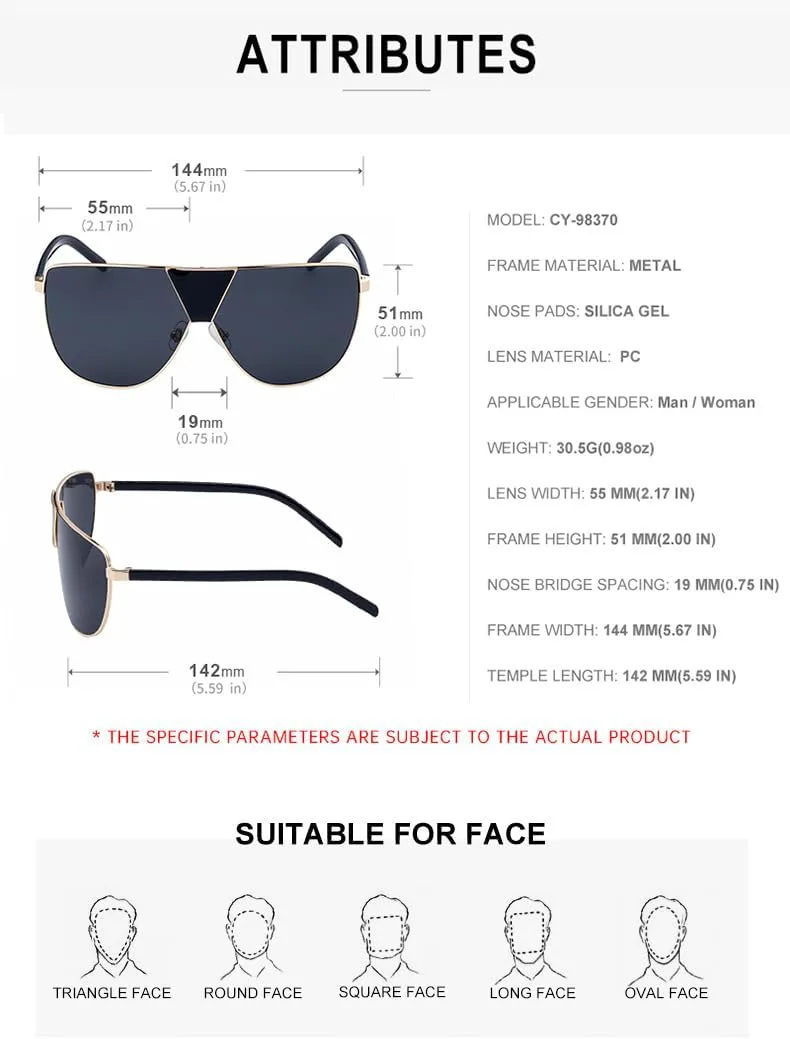 

Мужские солнцезащитные очки в крупной оправе, европейский дизайн, для езды на велосипеде и занятий спортом на открытом воздухе, с защитой от ветра GJKTFNJIF, 2