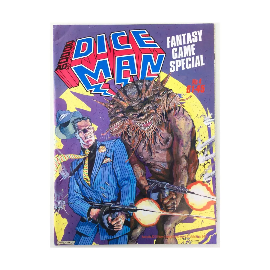 

Журнал #4 "Fantasy Game Special, Bitter Streets, Slaine in the Ring of Danu", 2000 AD's Dice Man