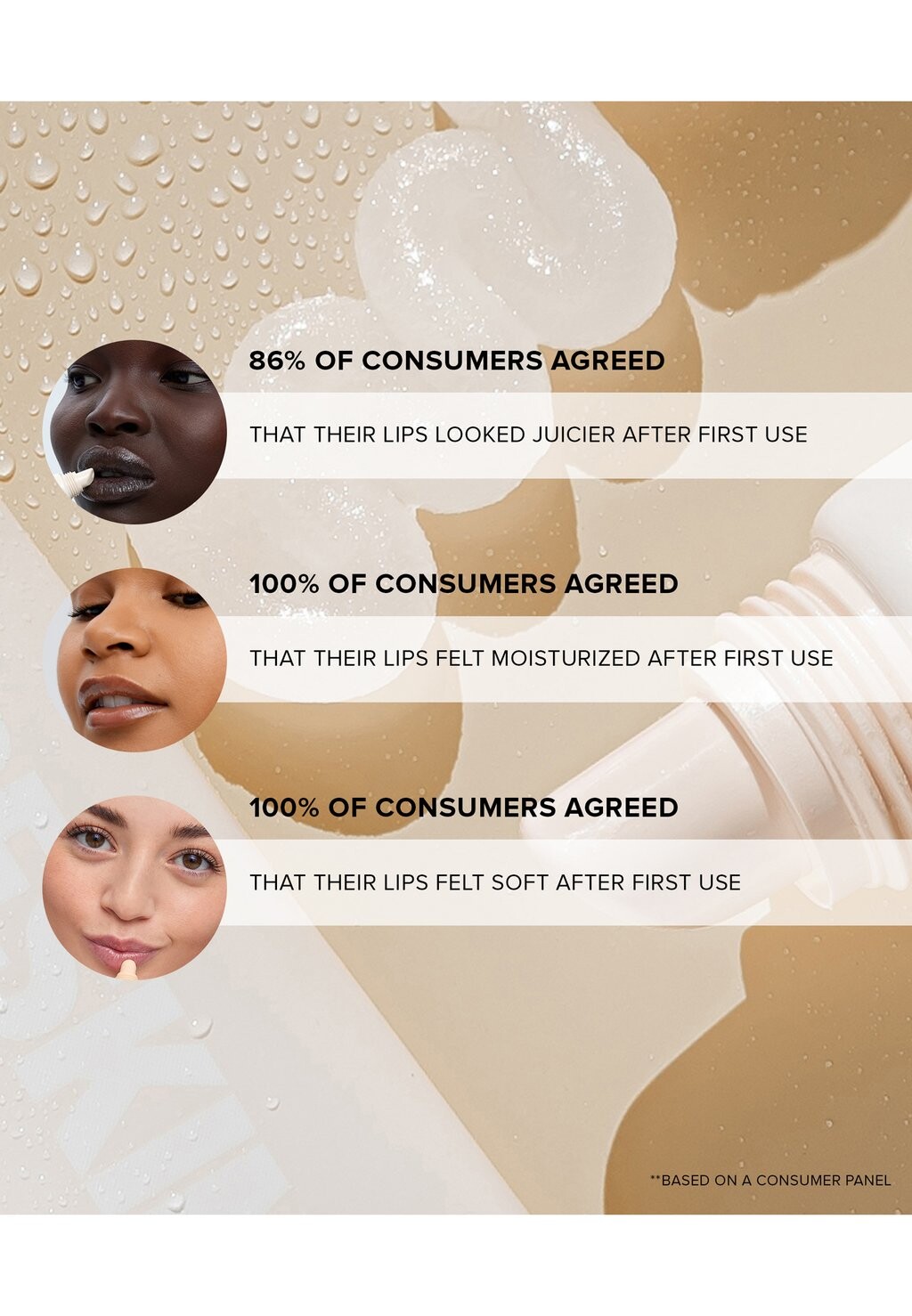 

Бальзам для губ NUDESKIN HYDRA PEPTIDE LIP BUTTER NUDESTIX, бежевый