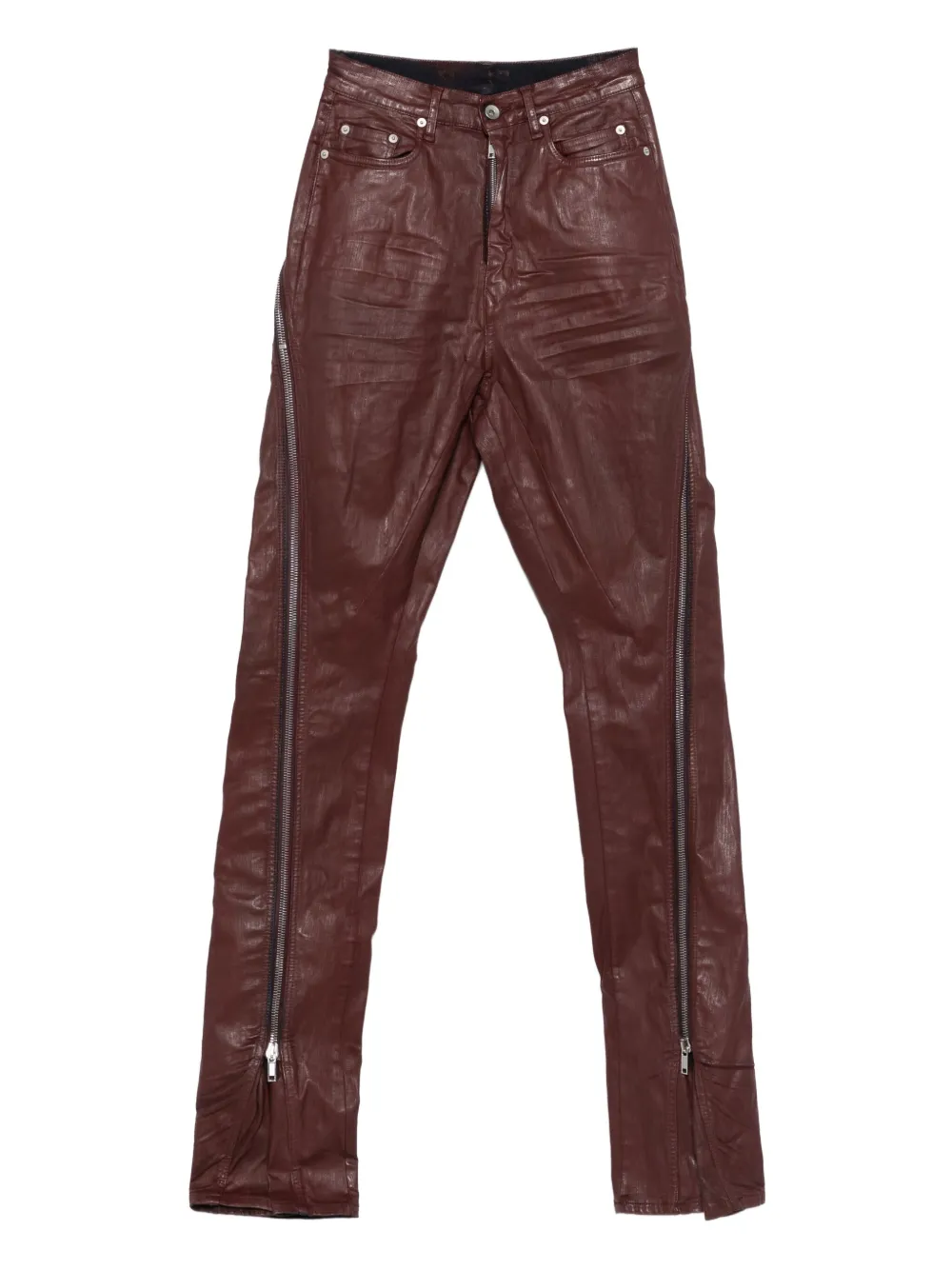 

Джинсы Bolan Banana с боковой молнией Rick Owens DRKSHDW, красный