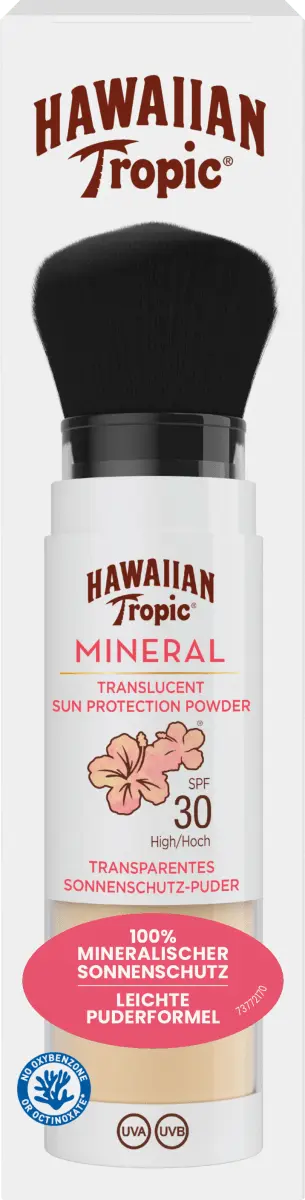 

Минеральная солнцезащитная пудра прозрачная SPF 30 4,25 г. Hawaiian Tropic