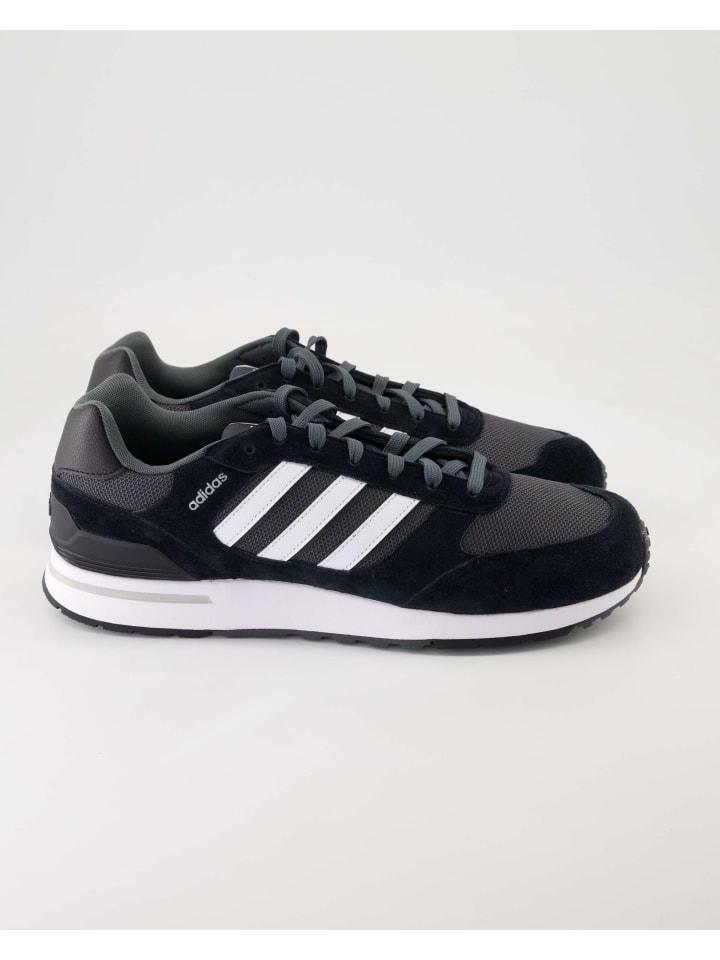 Кроссовки на шнуровке adidas, черный — фото 2
