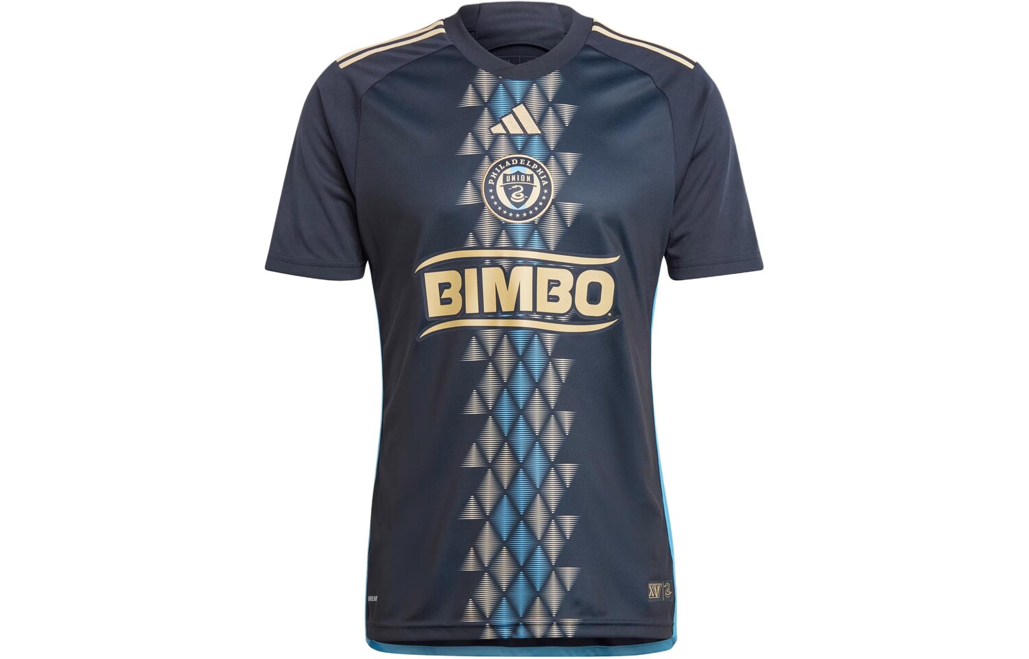 

Футболка мужская Philadelphia Union Night Navy Blue Adidas, темно-синий