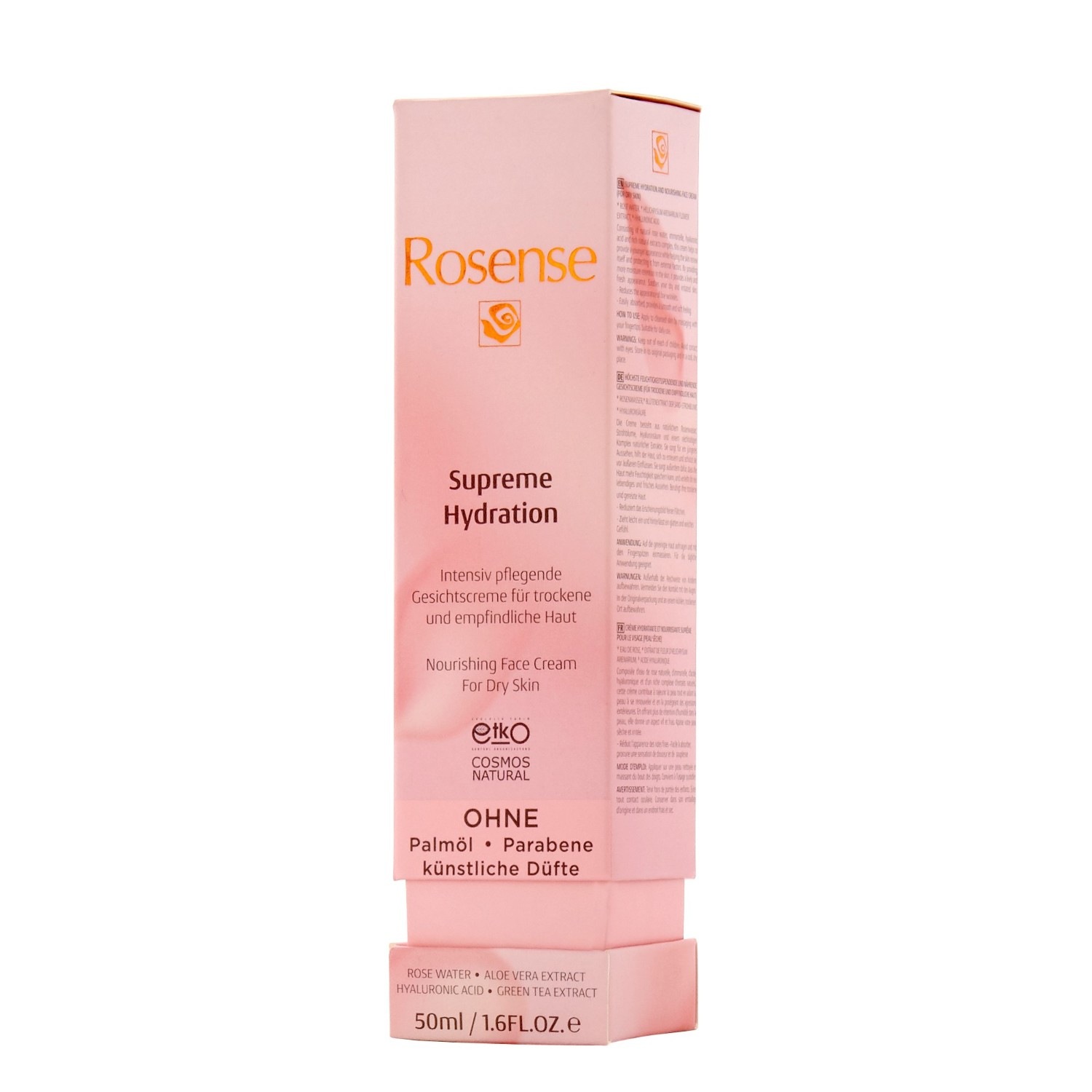 Масло для лица Rosense — Supreme hydration intensiv pflegende für trockene und empfindliche haut , объем, 50 мл — фото 4