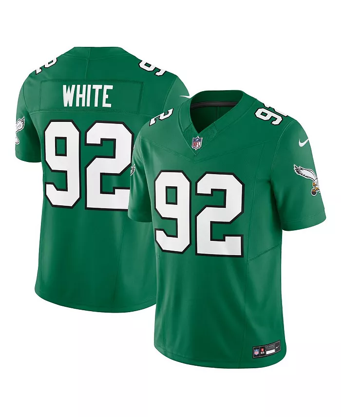 

Мужская альтернативная джерси Philadelphia Eagles Vapor F.U.S.E. Limited цвета Kelly Green с именем Reggie White Nike