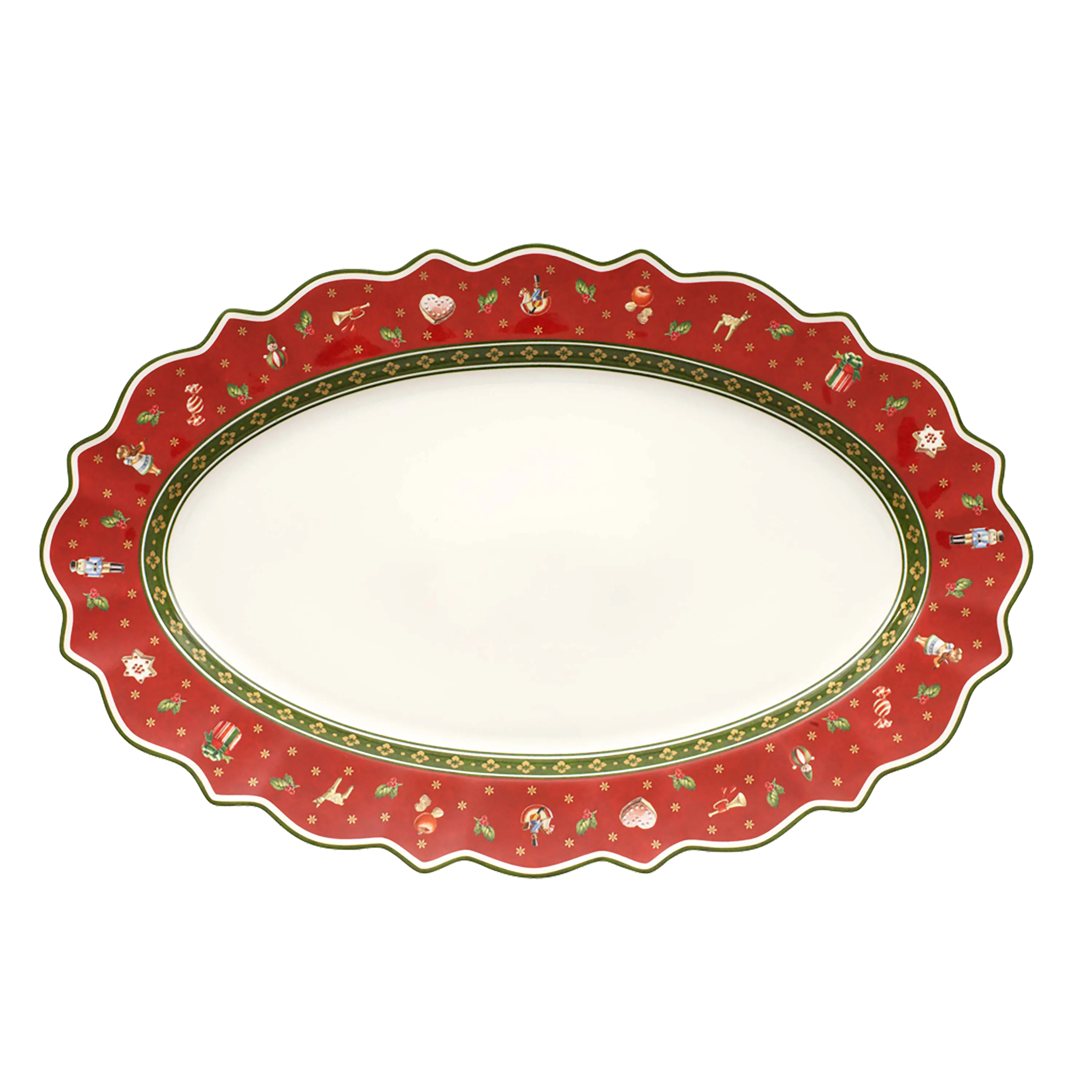 

Сервировочное блюдо Toy's Delight Villeroy & Boch, красно-белый