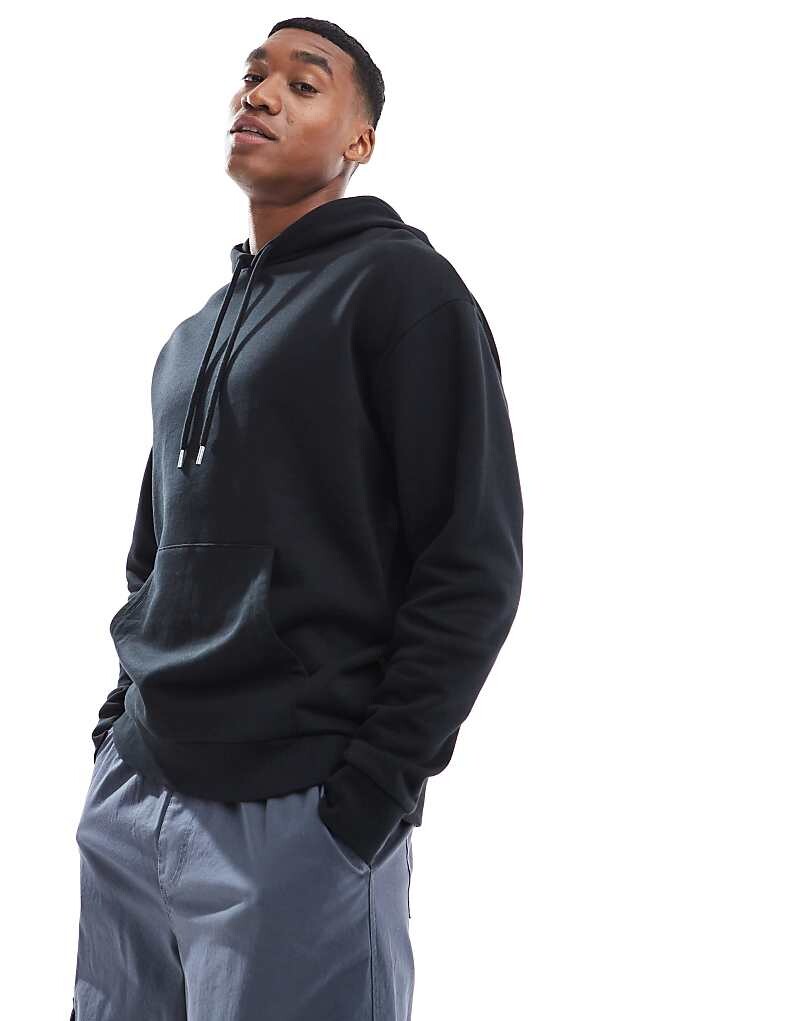 

ASOS DESIGN – Essential – толстовка оверсайз черного цвета