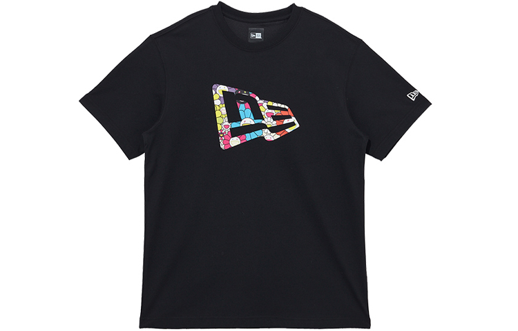 

Футболка X Takashi Murakami Flag Relaxed Fit с коротким рукавом New Era, черный