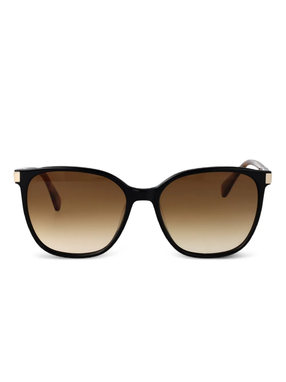 

Солнцезащитные очки в квадратной оправе Longchamp, черный