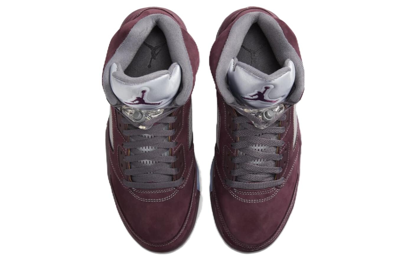 Кроссовки Jordan Air Jordan 5 Vintage Basketball Unisex, темно-красный — фото 4