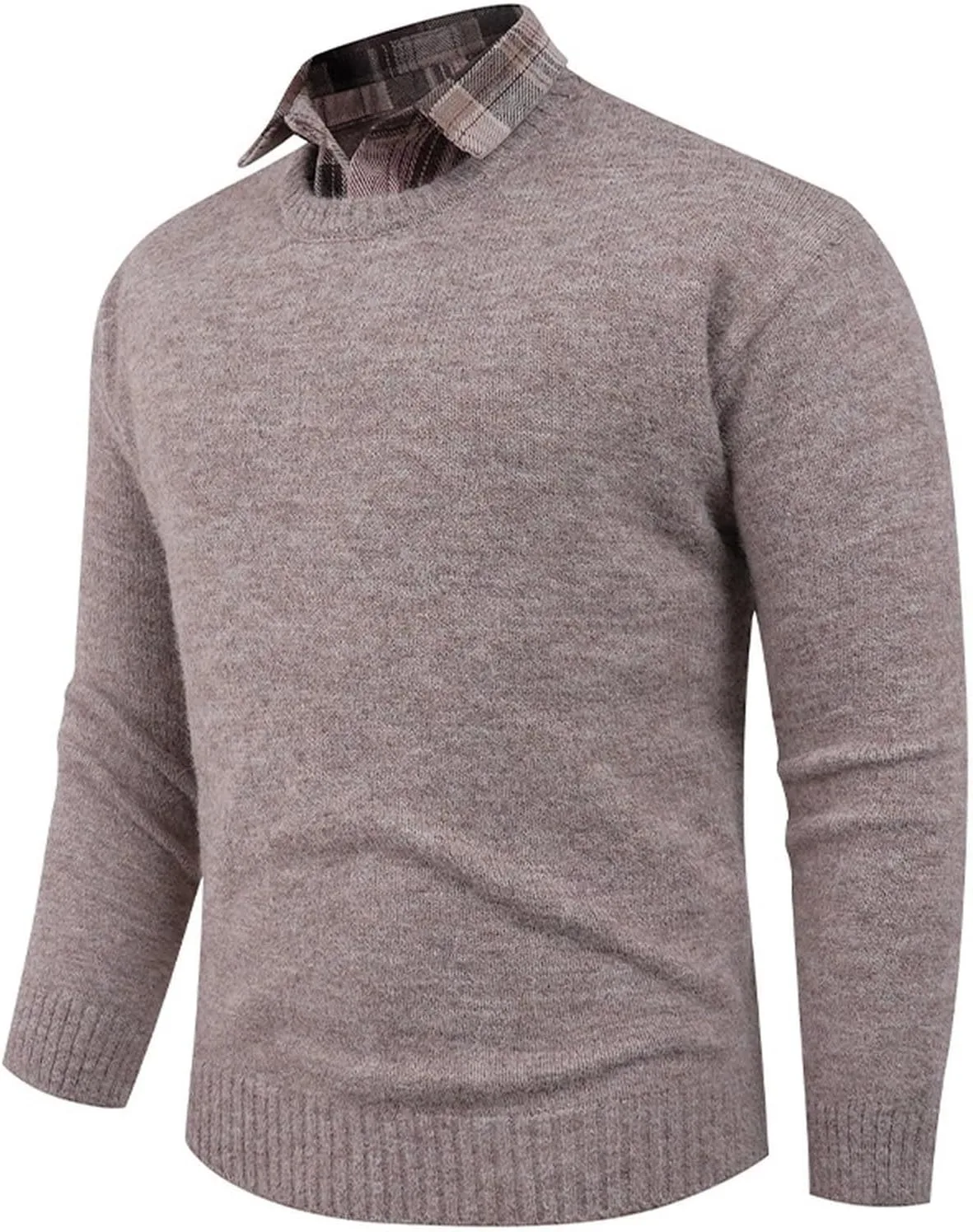 Мужской свитер с круглым вырезом Classic Fit — фото 3