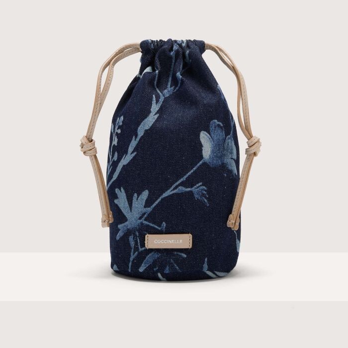 

Сумка-органайзер из джинсовой ткани с принтом Lumen Coccinelle SLICE DENIM LUMEN PRINT, розовый