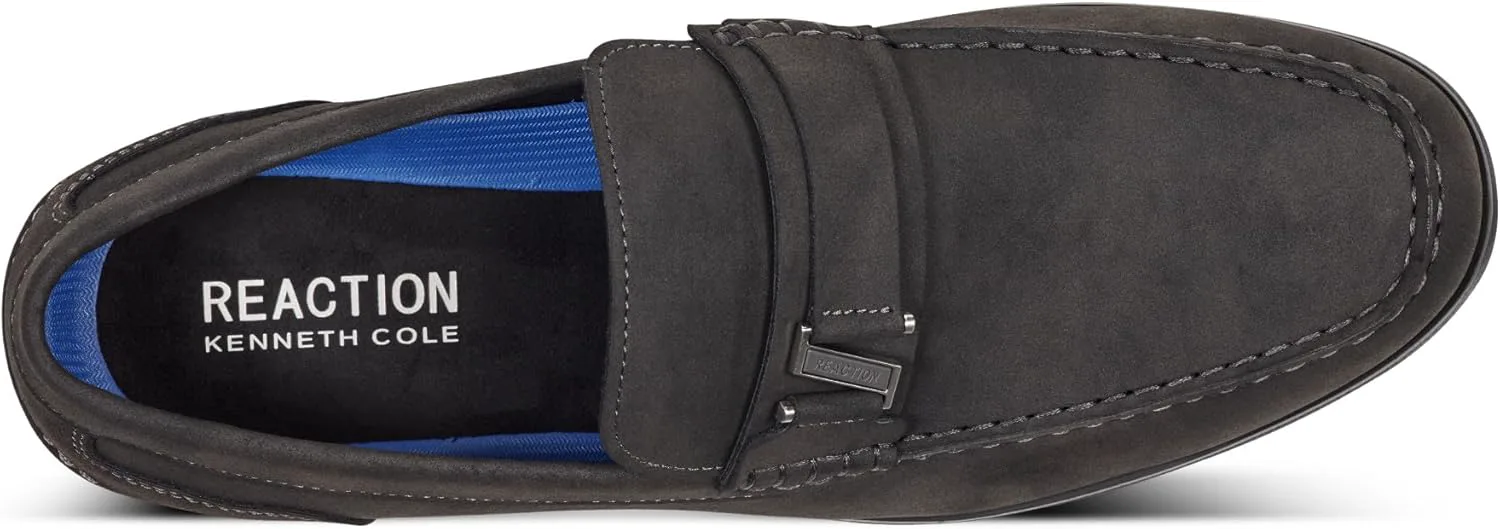 Туфли Kenneth Cole REACTION mens Estate Belt Oxford, темно-серый — фото 4