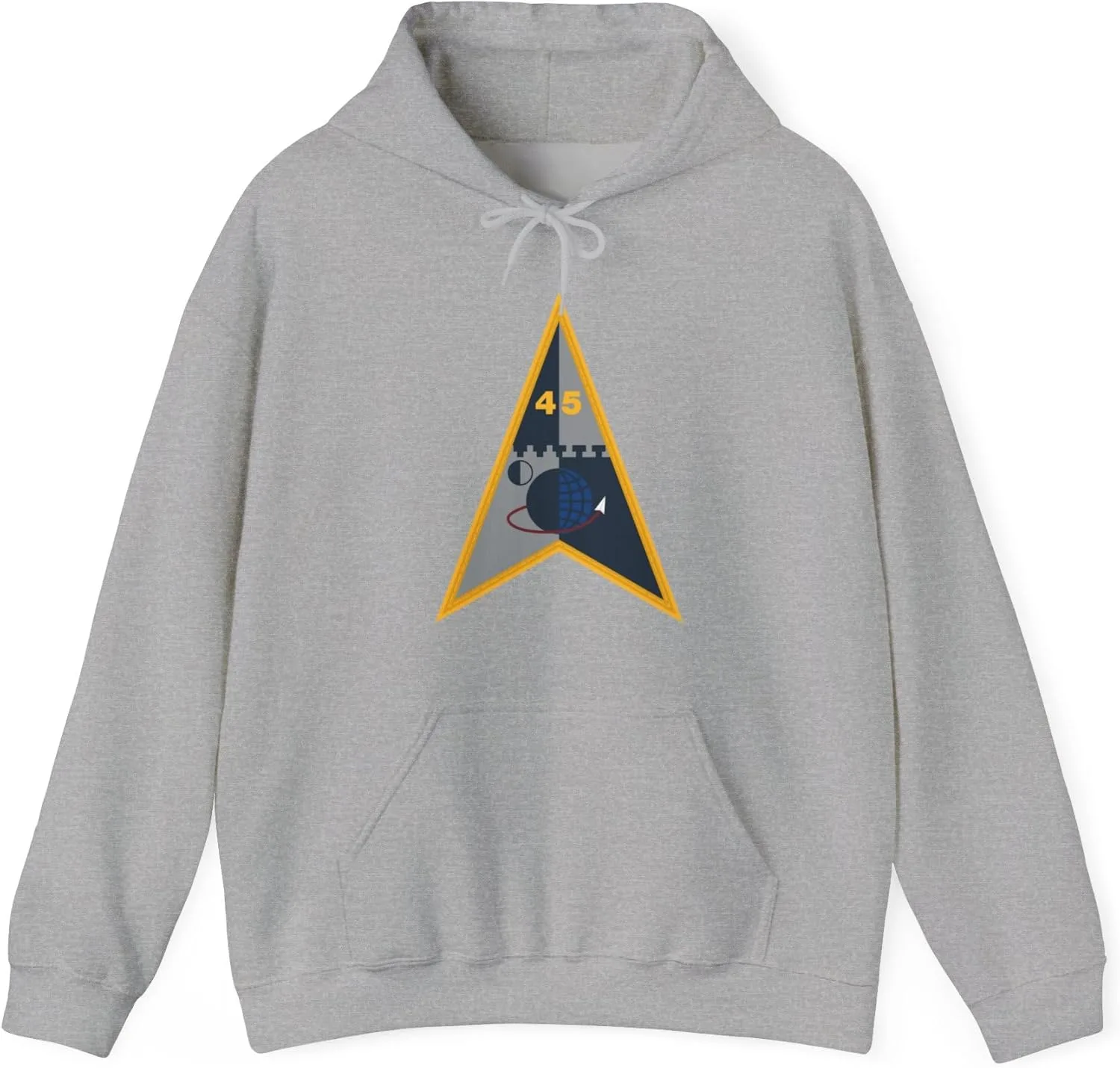 Толстовка Space Launch Delta 45 (Космические силы США) GENERIC, серый