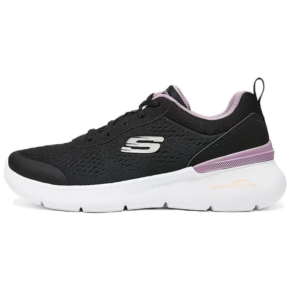 

Кроссовки женские Lifestyle с низким верхом, цвет черный/пудровый Skechers