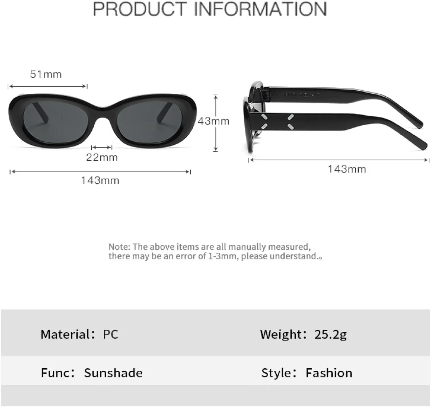 

Солнцезащитные очки для женщин и мужчин, маленькие, овальные, с широкими дужками, в стиле ретро, ​​классические, винтажные, дорожные TVTBBVV, Clear Brown