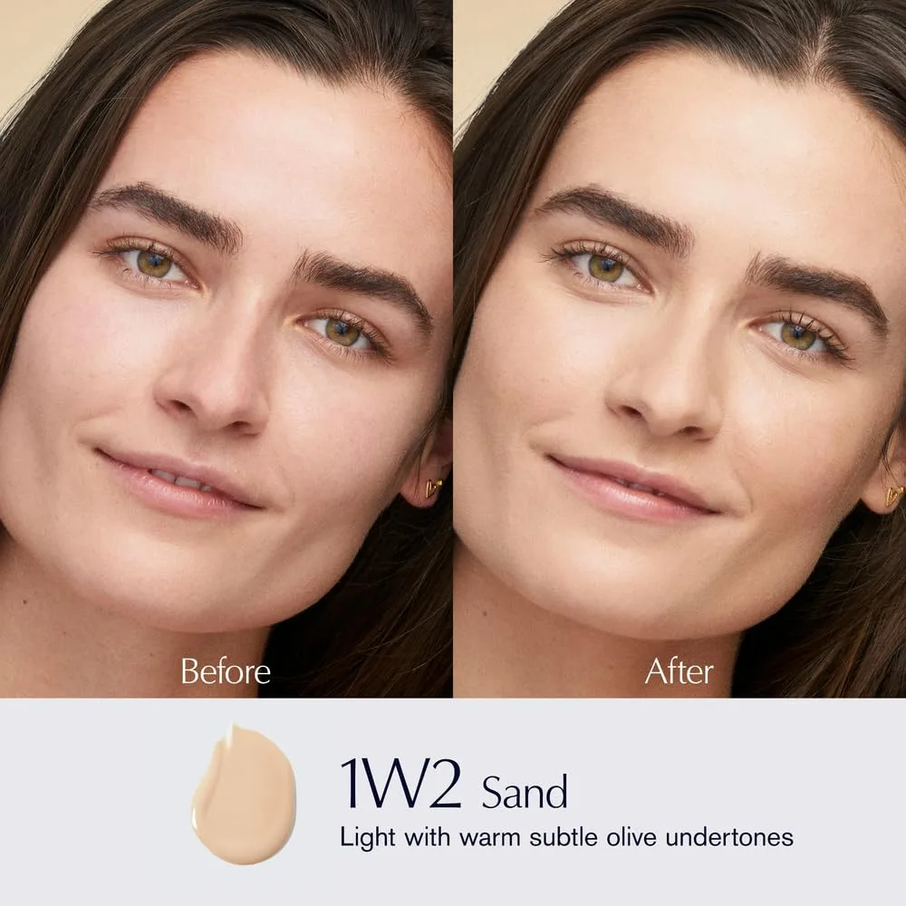 Увлажняющая тональная основа Estée Lauder Futurist Hydra Rescue с SPF 45 для 12-часового сияния, 35 мл., 1W2 Sand - Light with warm subtle olive undertones — фото 2