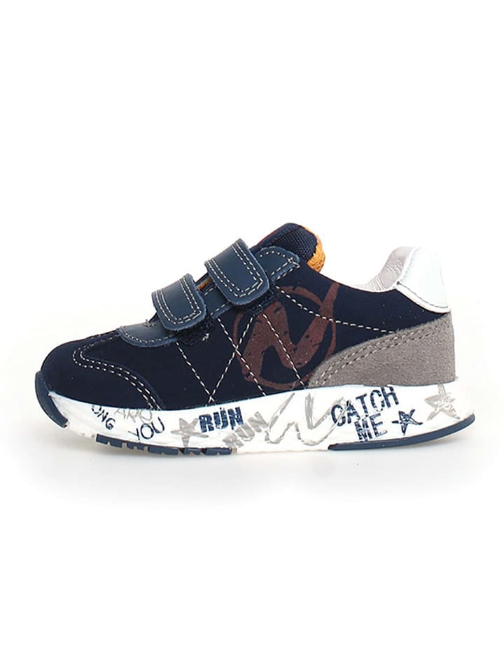 

Кроссовки на шнуровке Naturino Leder-Sneakers Jesko 2, темно-синий