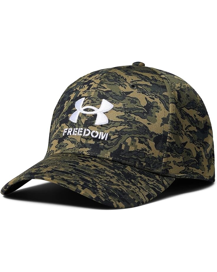 

Бейсболка Under Armour Freedom Blitzing, цвет Baroque Green/White/White