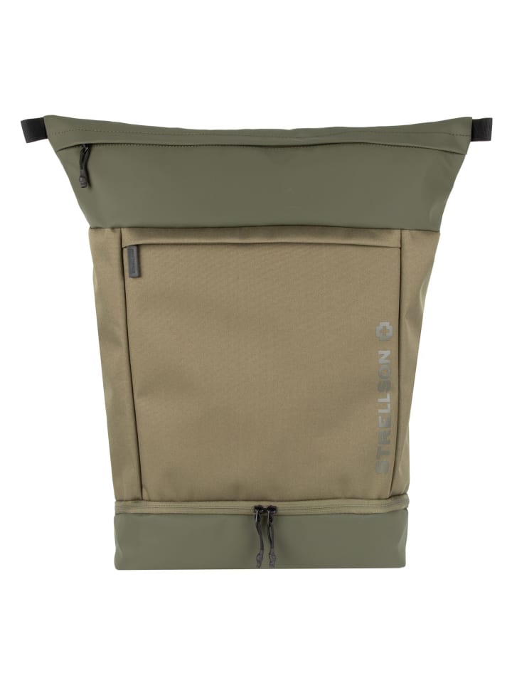 

Рюкзак Alperton Sebastian с отделением для ноутбука 53 см, цвет оливковый ночной Strellson