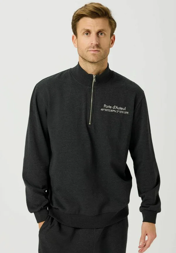 

Толстовка с застежкой-молнией до середины груди Two Soon, Black, Черный, Толстовка с застежкой-молнией до середины груди Two Soon, Black