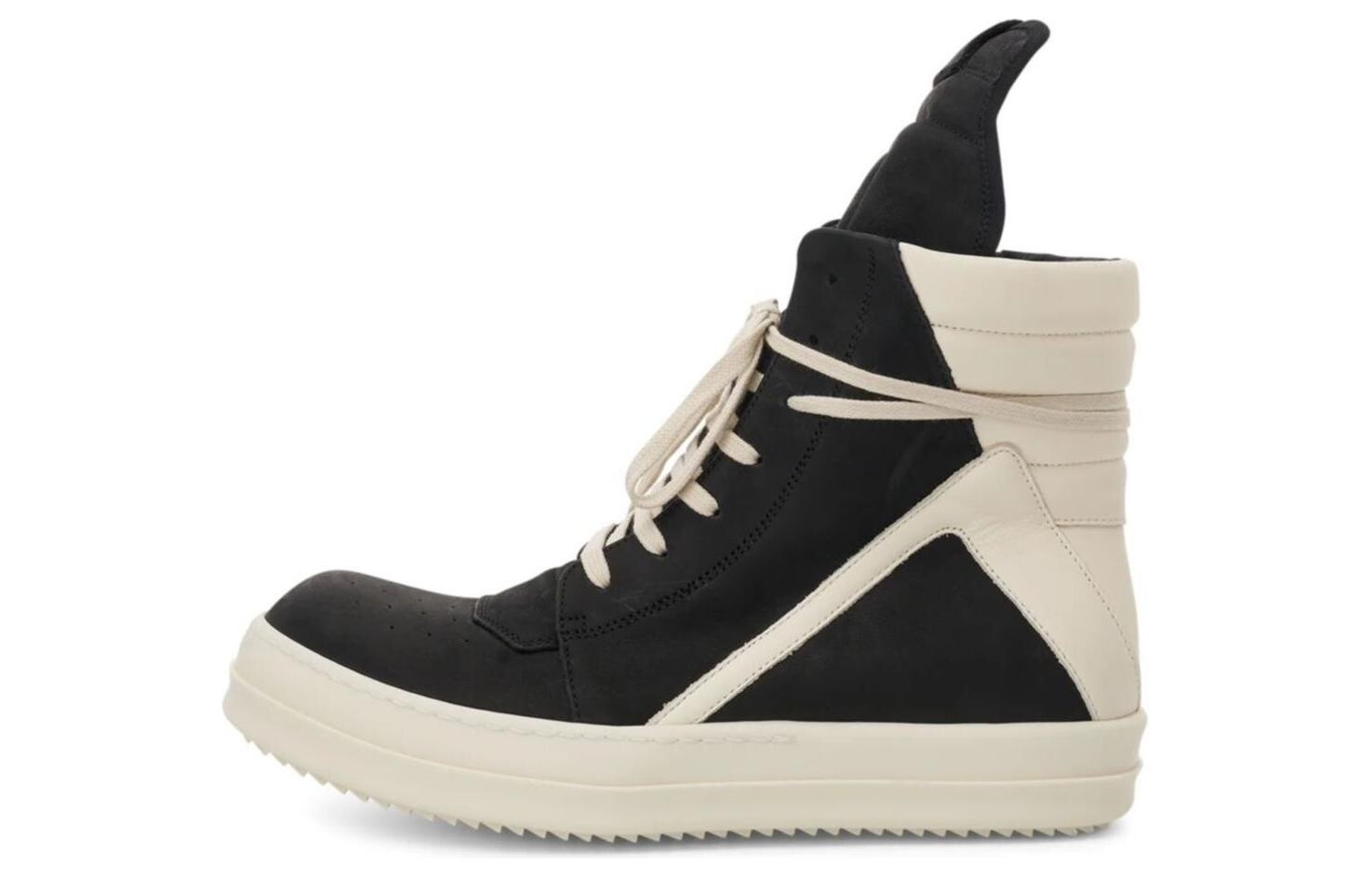 

Кеды высокие Rick Owens Geobasket, черный / белый