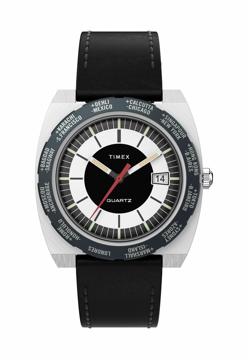 

Часы WORLD TIME REISSUE Timex, черный