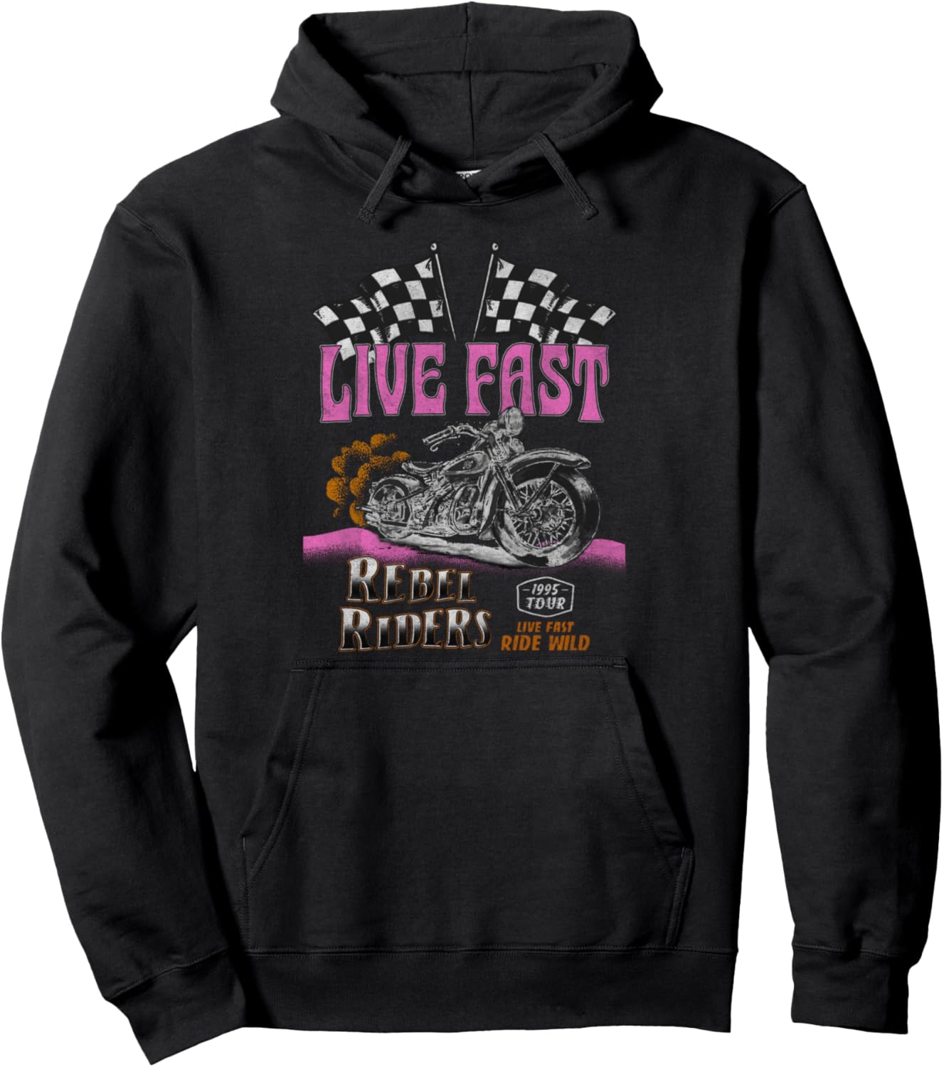 

Худи Live Fast Rebel Riders 1995 Tour Ride Wild с потертым логотипом, черное Trendy Apparel, Черный, Худи Live Fast Rebel Riders 1995 Tour Ride Wild с потертым логотипом, черное Trendy Apparel