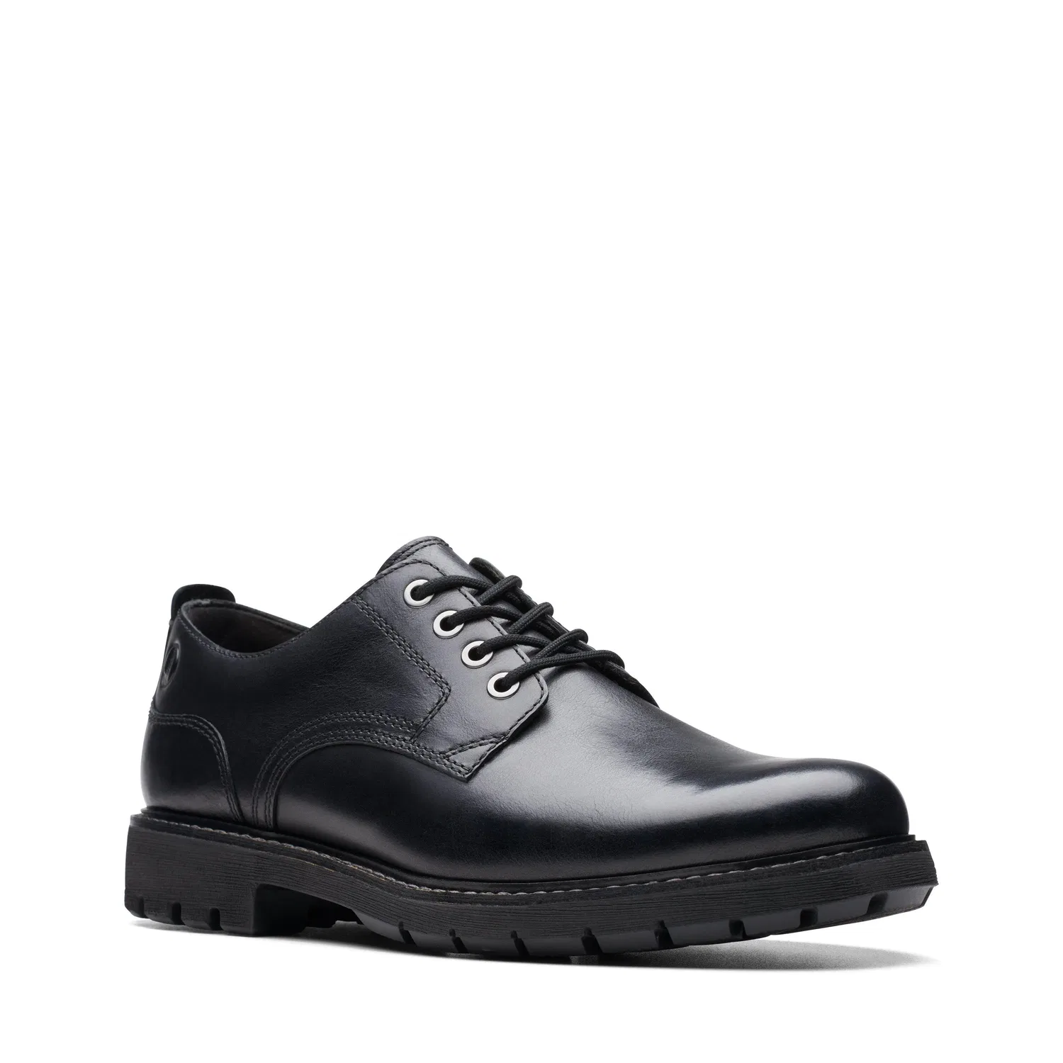 Дерби Batcombe Tie из черной кожи Clarks, черный — фото 2