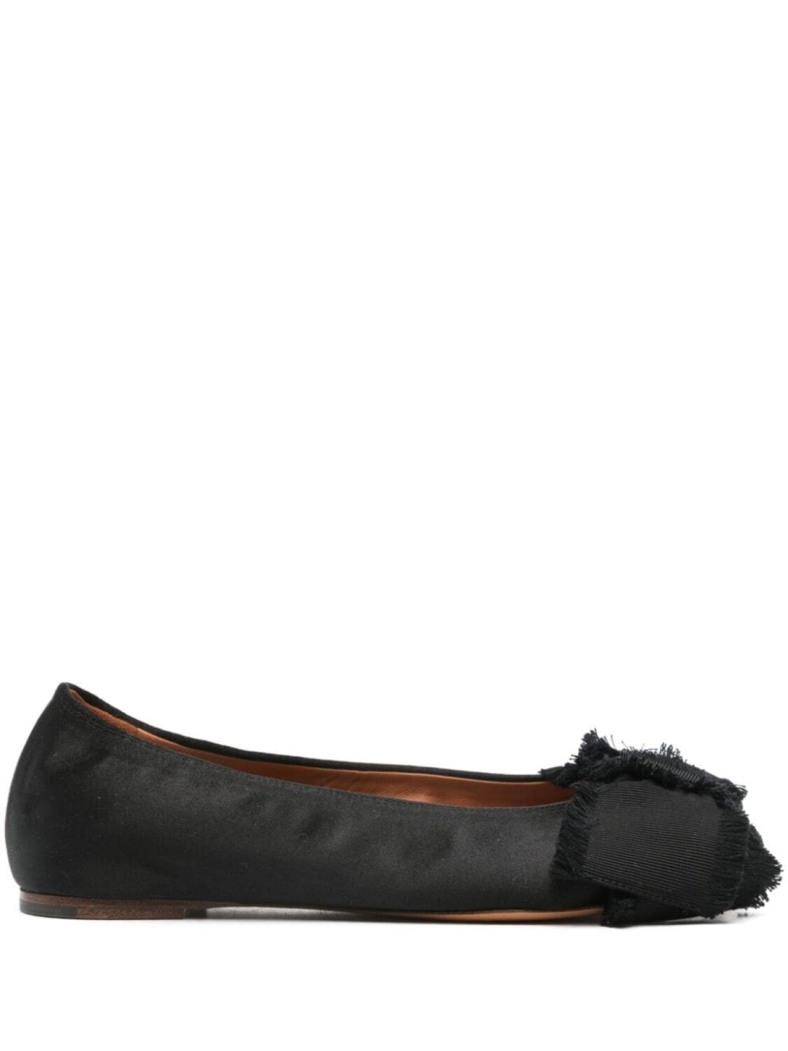 Lanvin балетки с бантом, черный