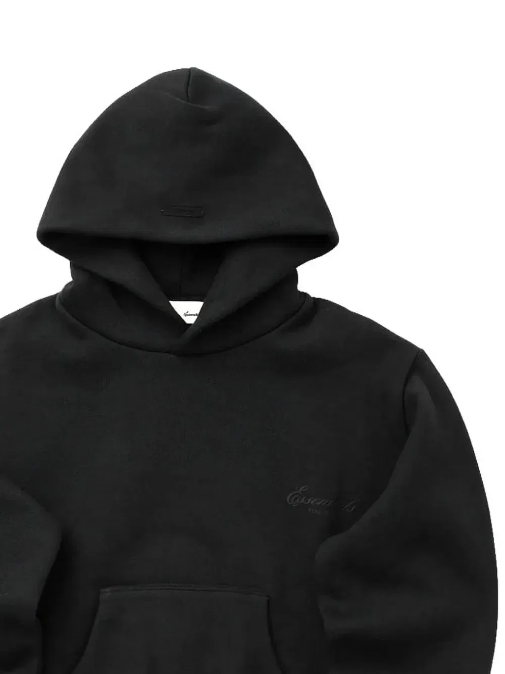 Худи Essentials из хлопка с логотипом Fear Of God, черный — фото 2