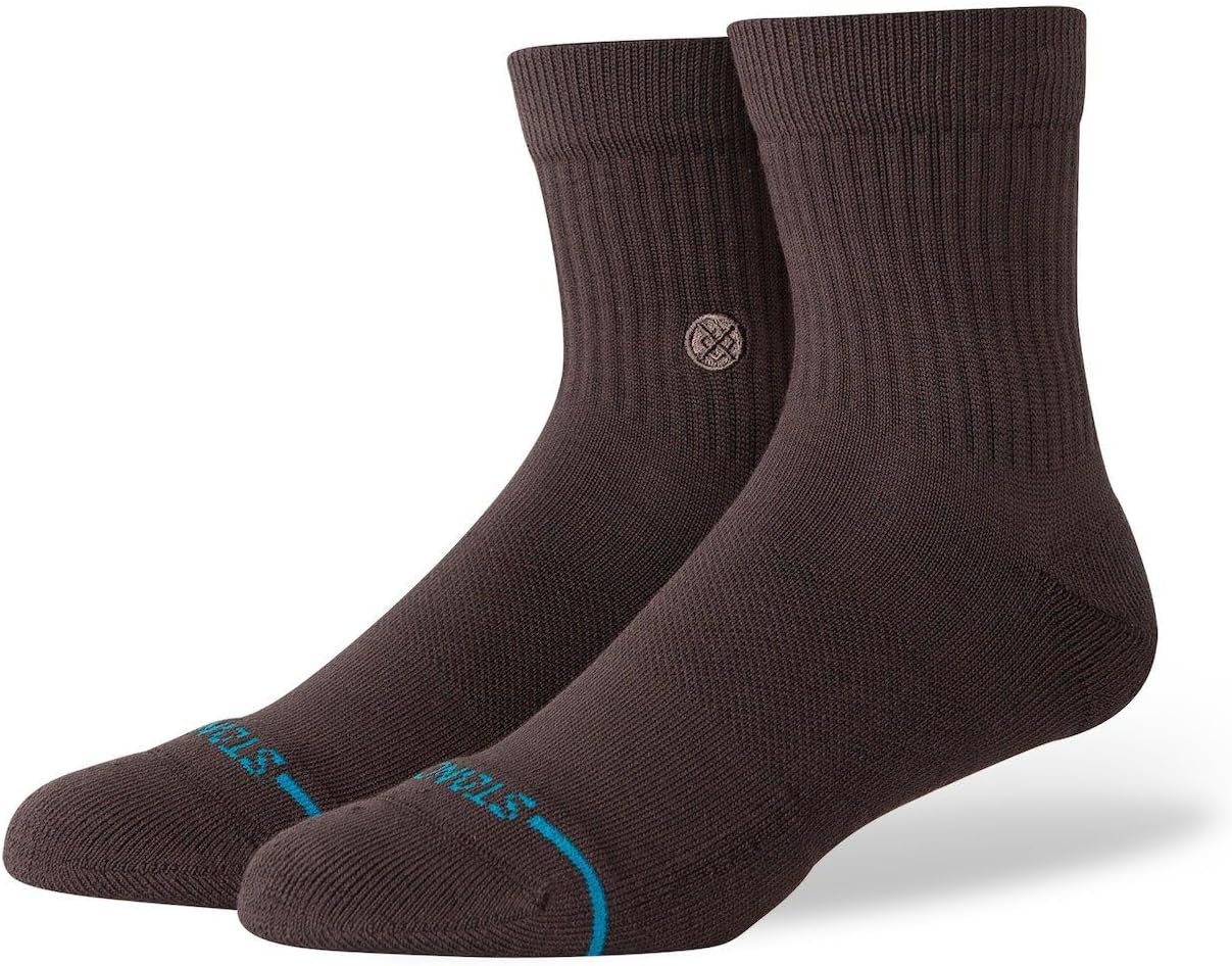 

Носки Stance Icon Quarter, темно-коричневый