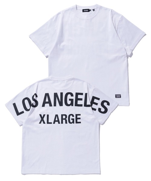 

Футболка с коротким рукавом, принт логотип, бренд XLARGE, цвет белый