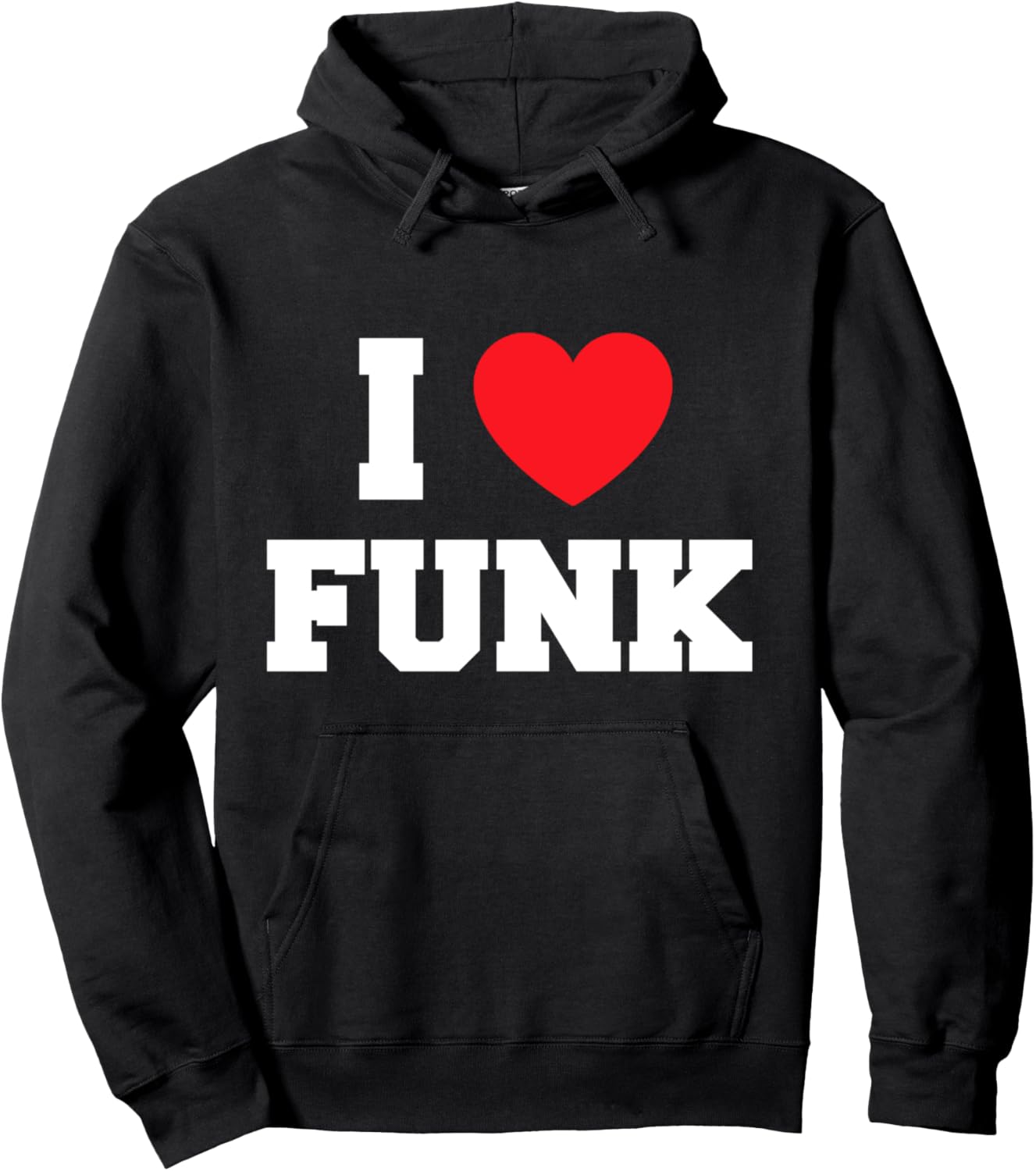

Худи I Love Funk, черное My Heart